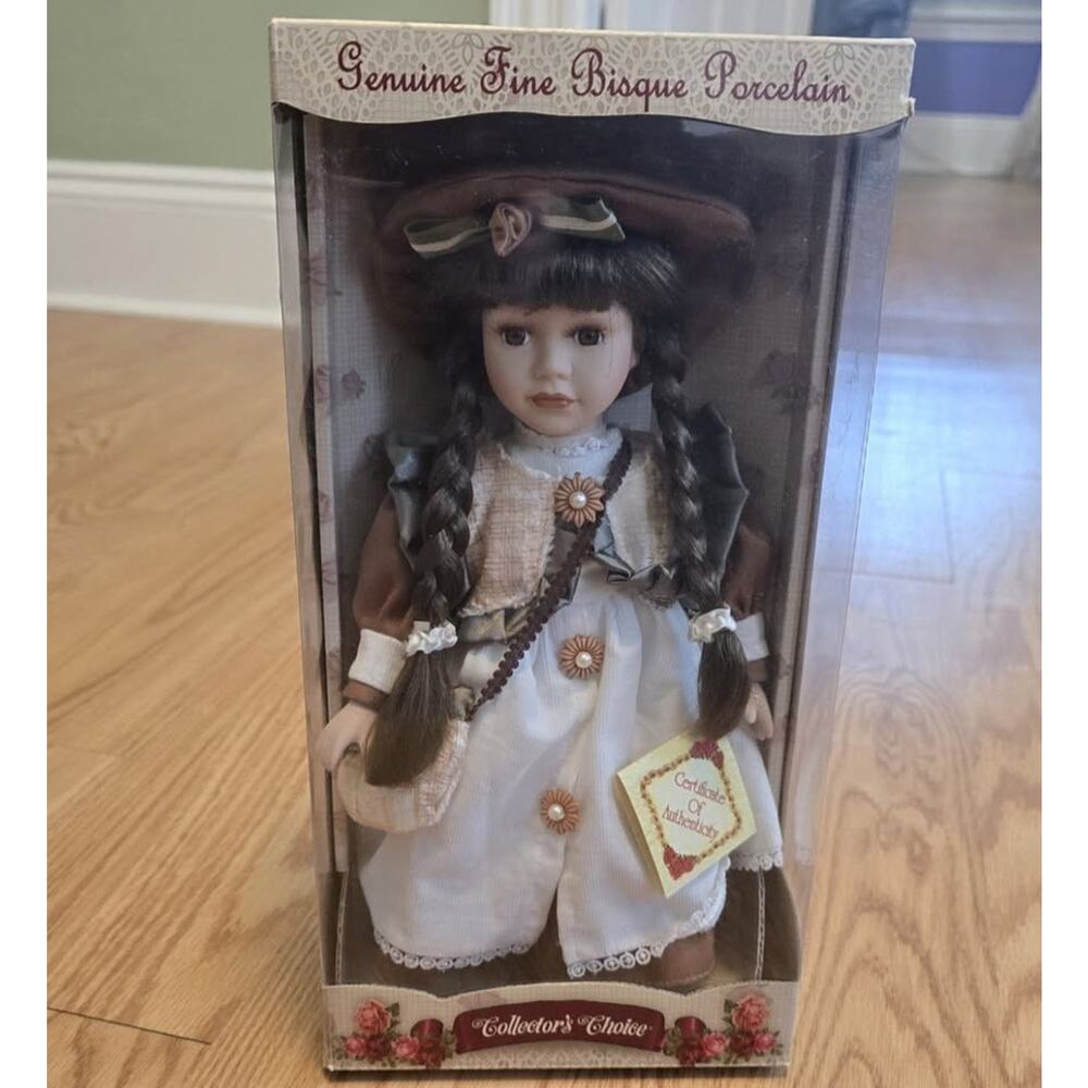 Vintage Collector's Choice 12" Porcelain Doll 1999 Walmart Exclusive COA